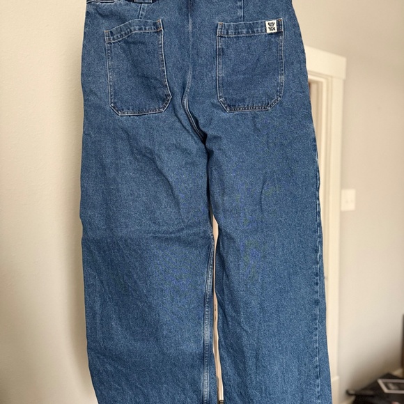 Lucy & Yak Wide Leg High Waste Delores Jeans, US 14 (W36 - Picture 3 of 6